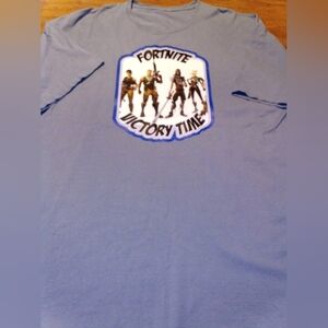 Fortnite Victory Time Graphic Blue 2XLT/3XL T-Shirt
